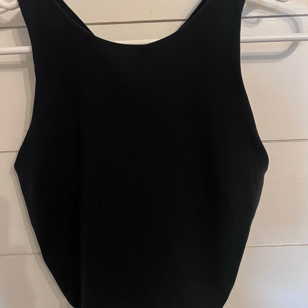 Athleta CONSCIOUS CROP BRA A-C BLACK SIZE MEDIUM - Picture 4 of 5